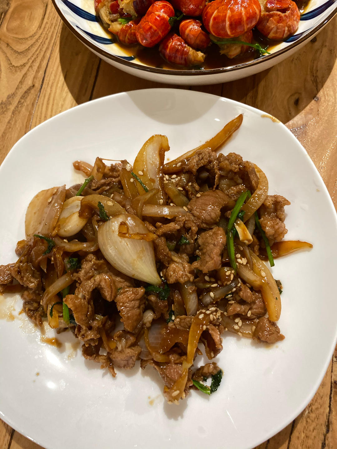 家常孜然洋葱炒羊肉