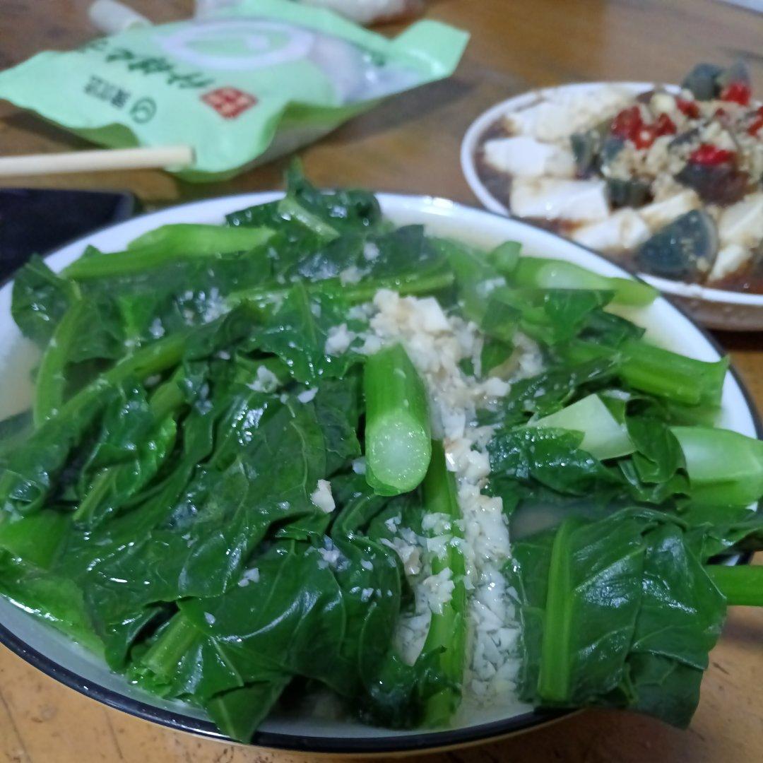 蚝油芥蓝，改刀后的比不改刀好吃百倍