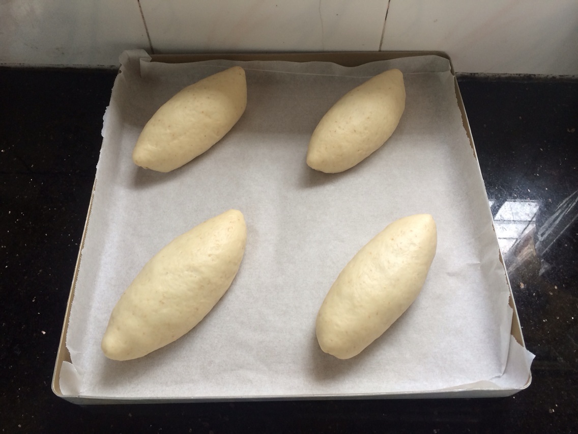 椰香蜜豆全麦波兰面包的做法 步骤15