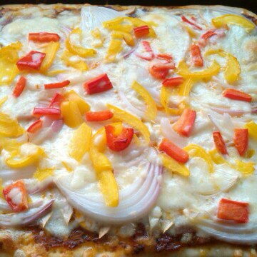 原香烧烤鸡肉比萨