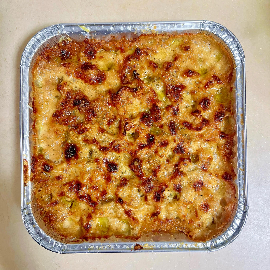 家常法式白酱焗花椰菜