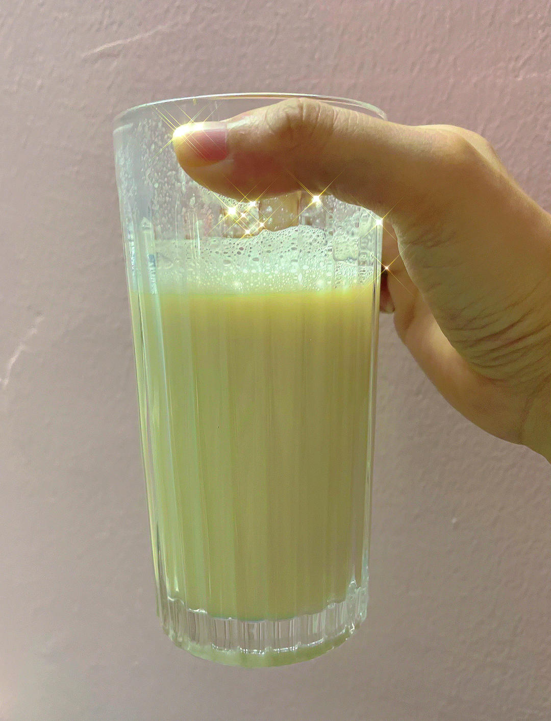 小清新椰子碎豆浆