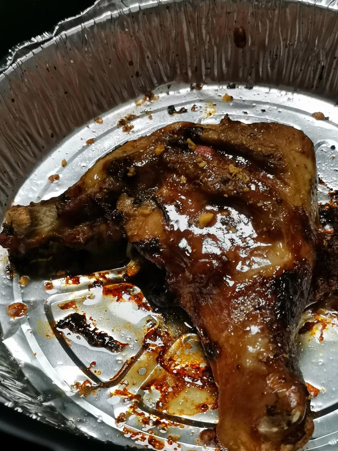 空气炸锅炸鸡腿，好吃到同事都来要教程