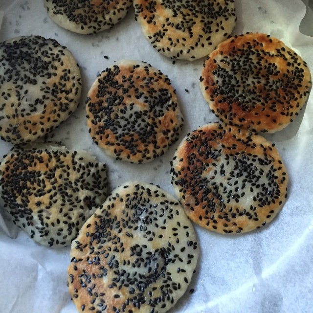 紫薯芝香糯米饼