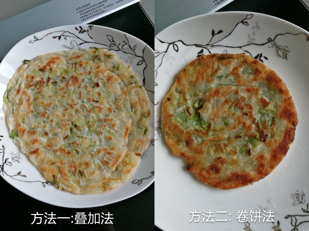 饺子皮葱油饼（两种方法）的做法