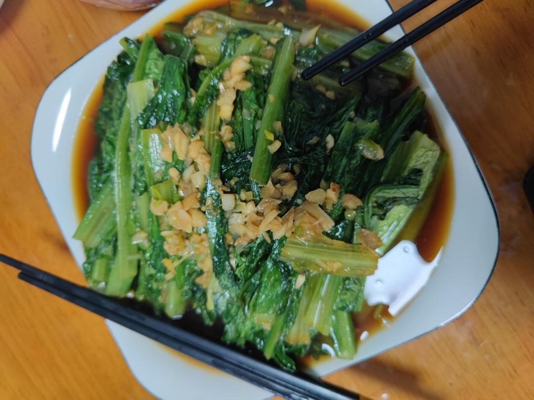 蒜蓉油麦菜（蚝油）