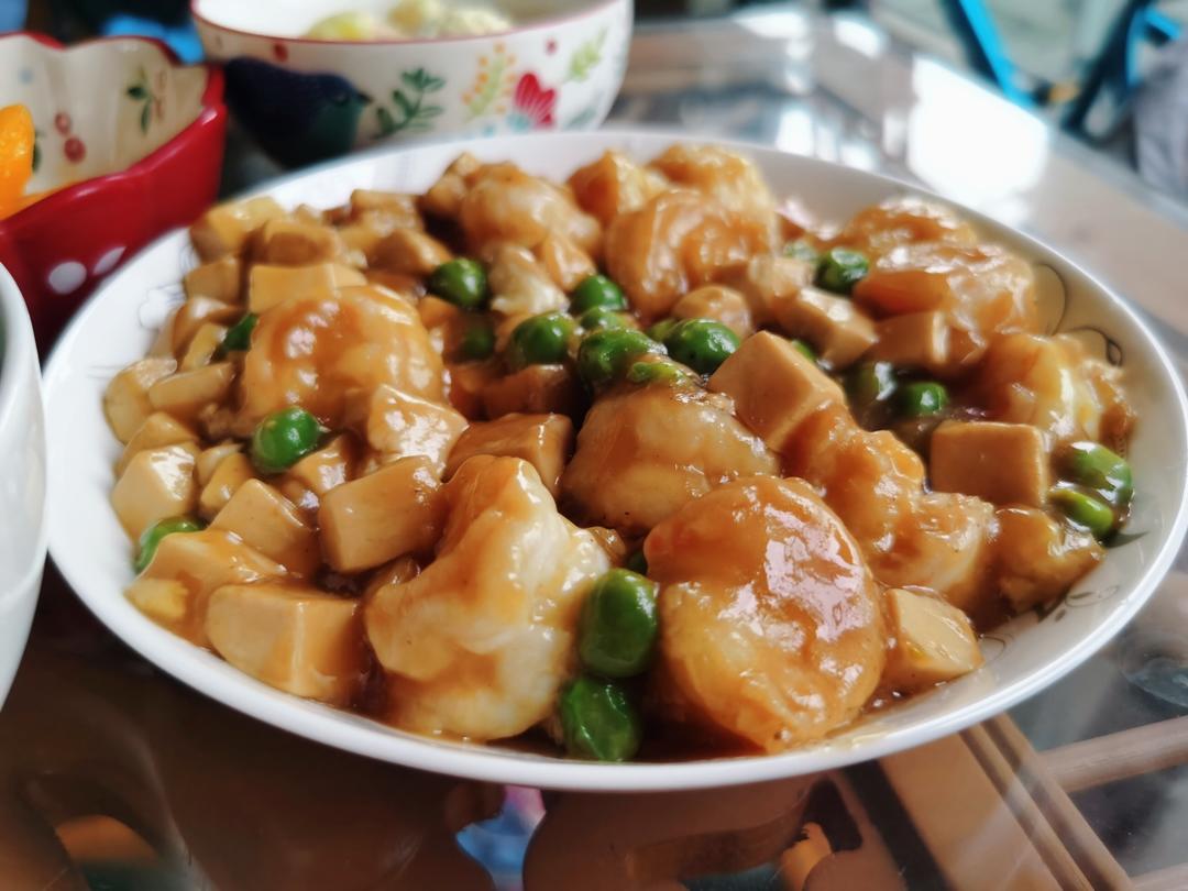 虾仁豆腐