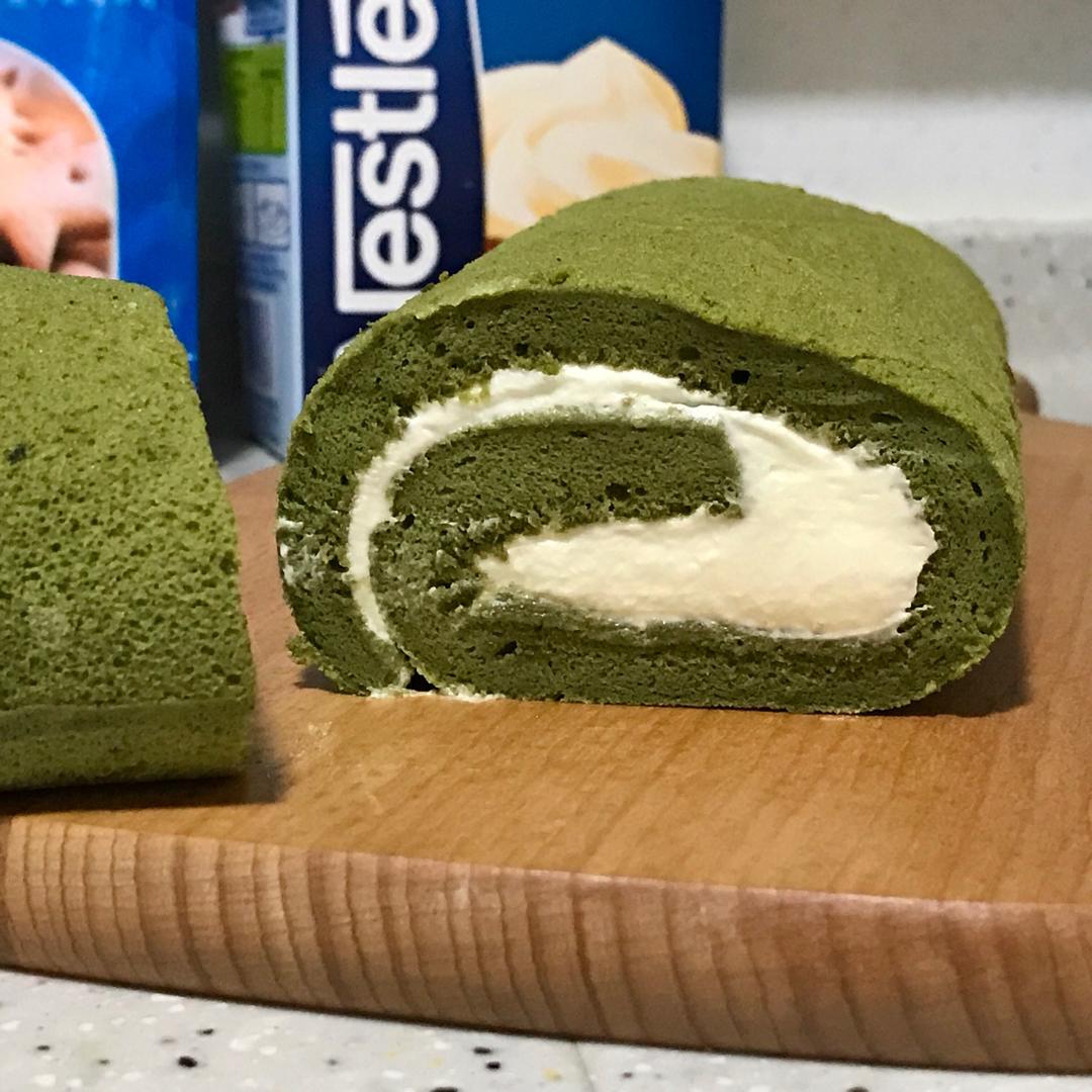 烫面抹茶蛋糕卷（卷不易裂）