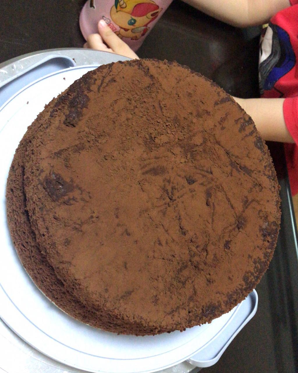 巧克力戚风蛋糕8寸