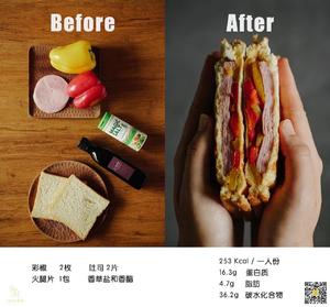 低卡低碳的3款三明治的做法 步骤5