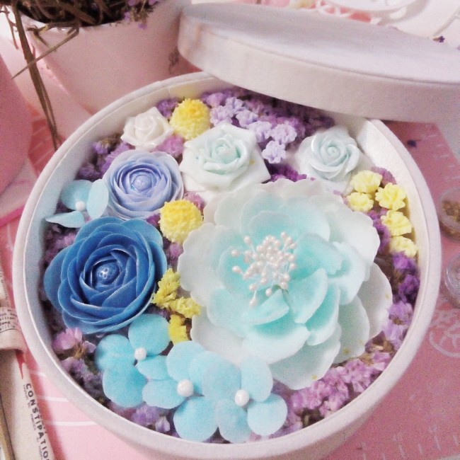 手工翻糖玫瑰花制作教程