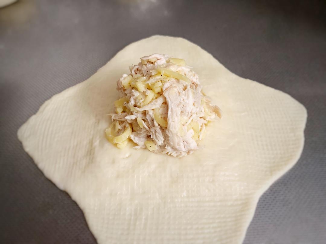 芝士熏鸡面包（万用方子）