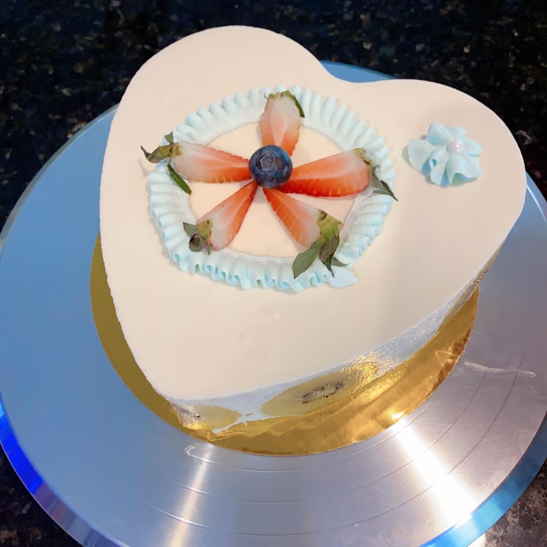 8寸芒果慕斯镜面蛋糕