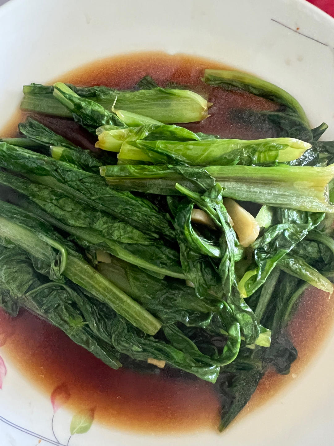 蚝油莴笋叶