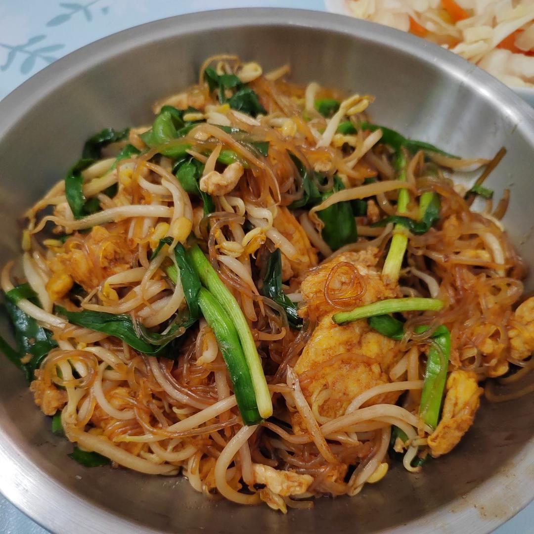 炒合菜～经典的拌饭菜，真的太香了