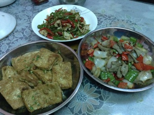 五香煎豆腐
