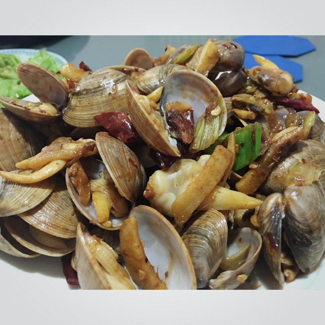 辣炒花蛤