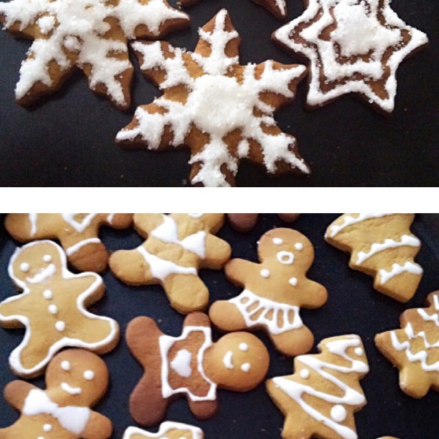 雪花姜饼的装饰方法