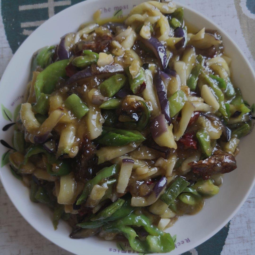 豆角烧茄子