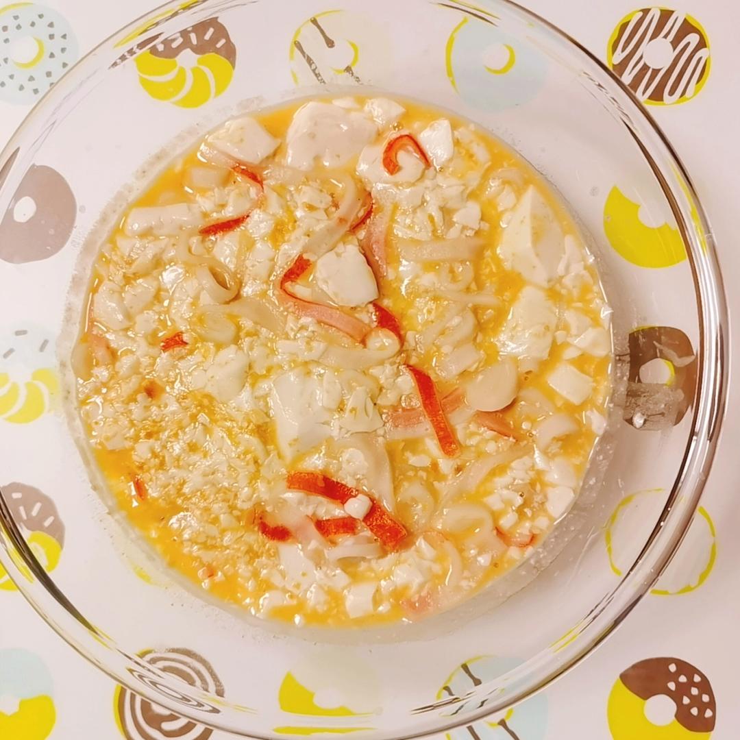 蟹黄豆腐羹（咸蛋黄版本）