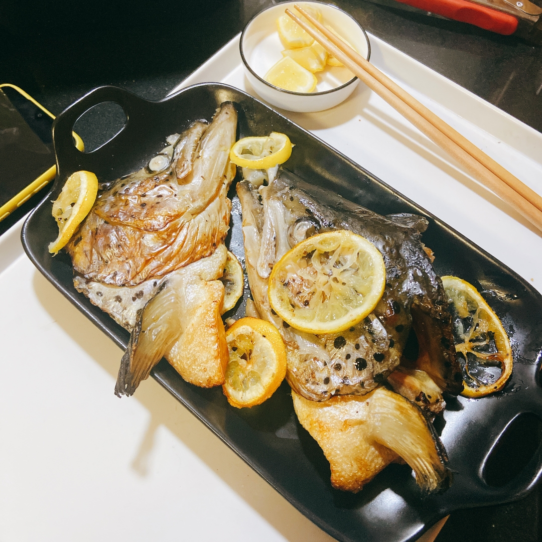日式烤三文鱼头（空气炸锅版）的做法 步骤7