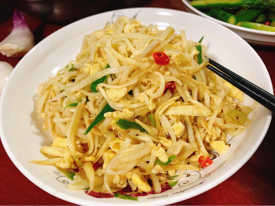 2020-03-23 18:22:22赞茭白炒蛋茭白,鸡蛋