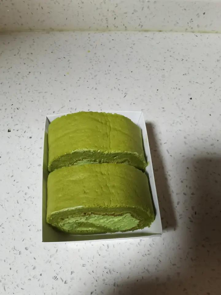 完美抹茶蜜豆蛋糕卷