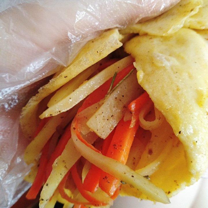 土豆丝卷饼