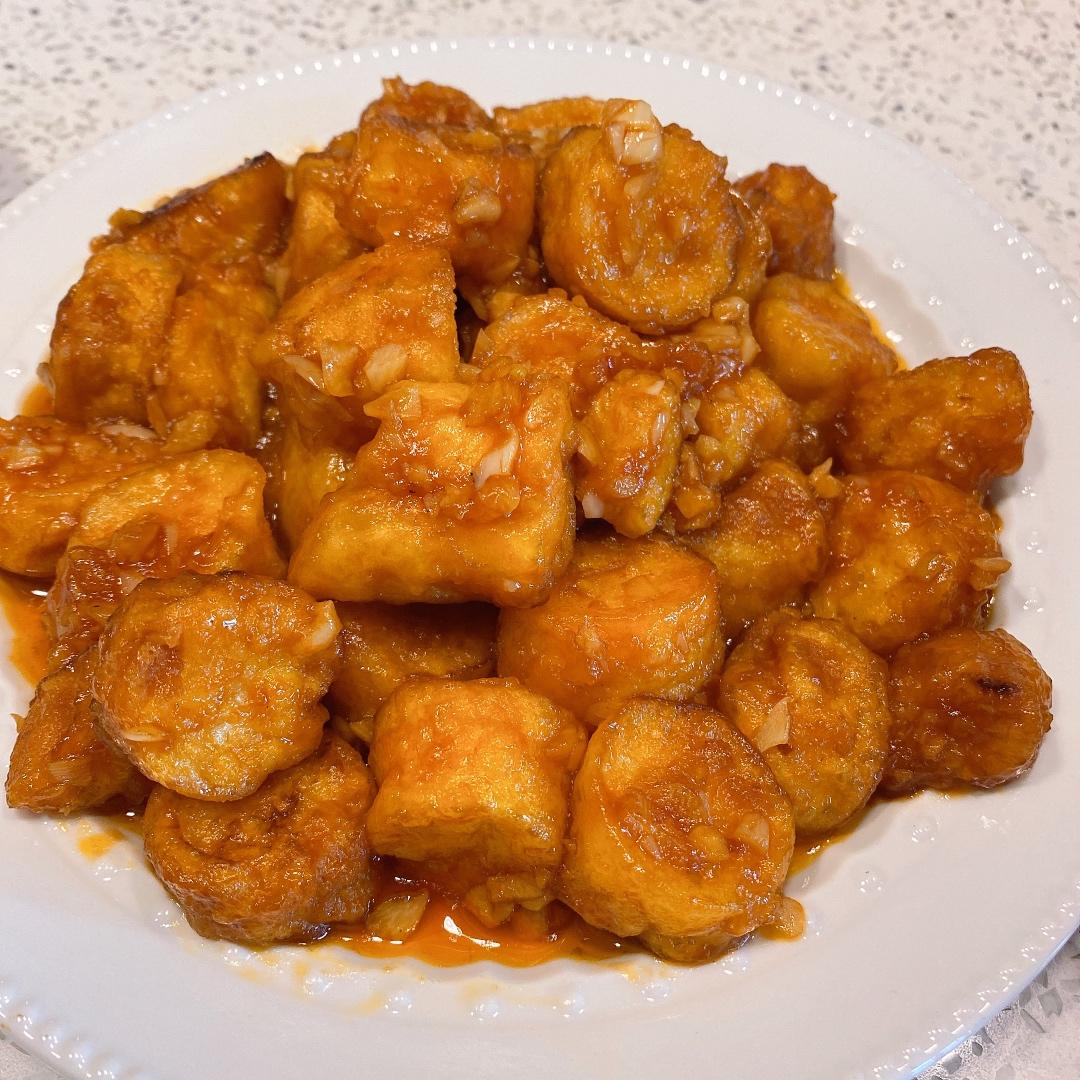 脆皮茄汁日本豆腐