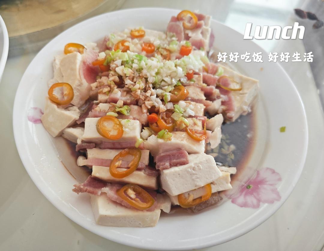 二十四桥明月夜：火腿蒸豆腐【曼食慢语】