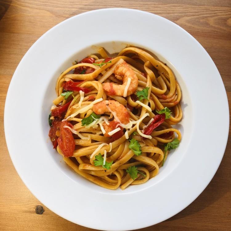 鲜虾意面/Linguine with Shrimp