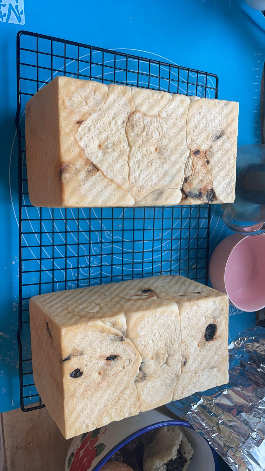 我最近每天做一个的葡萄干吐司，真的超松软好吃！