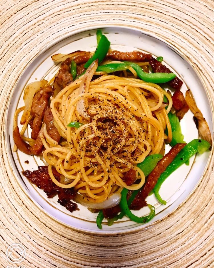 黑椒牛柳意面