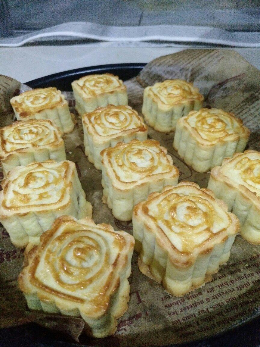 奶酥皮月饼