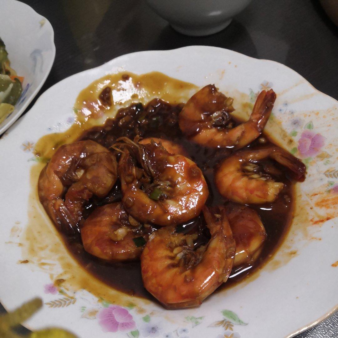 十分钟做好吃的红烧大虾