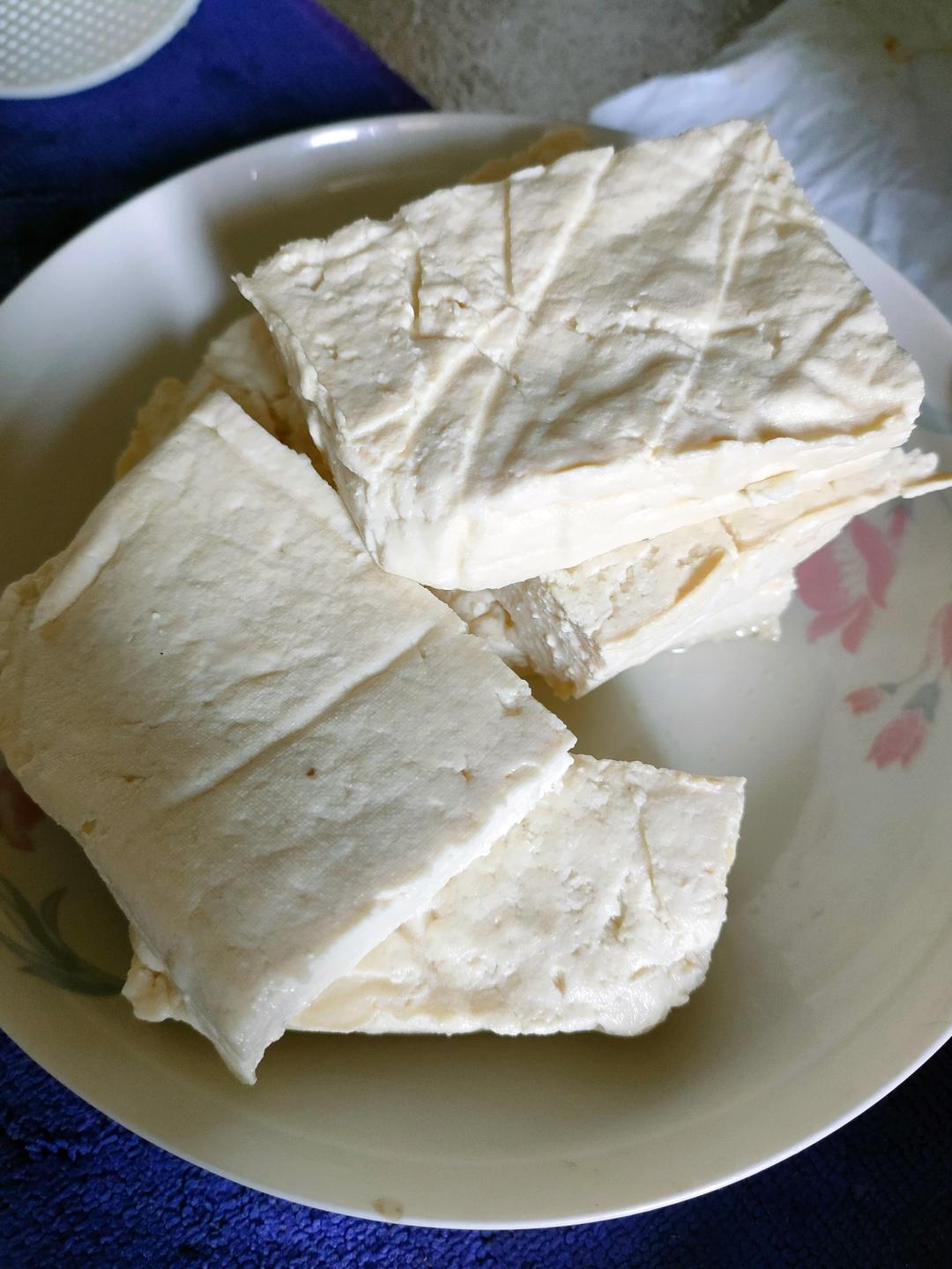 自制豆腐（白醋点豆腐）