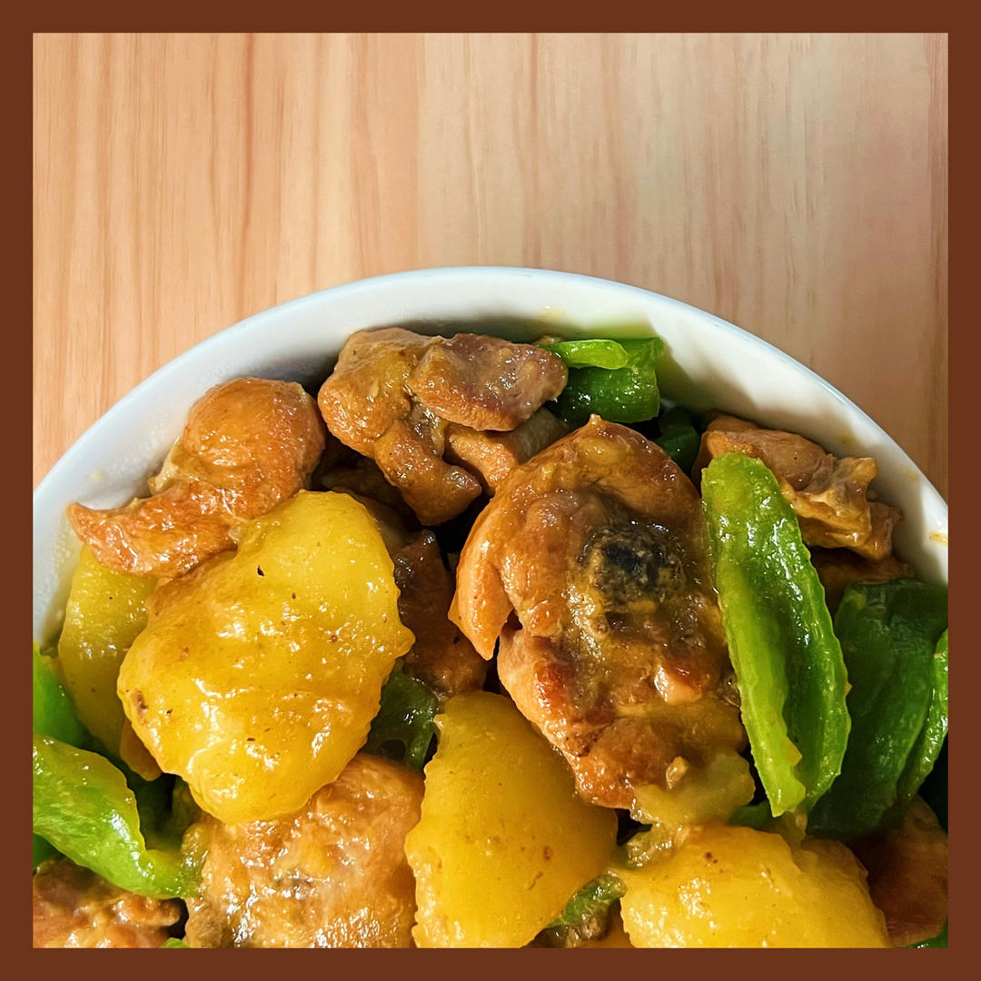 红烧鸡块炖土豆