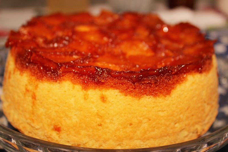 焦糖苹果翻转蛋糕