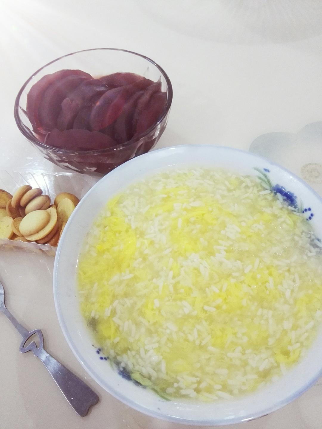 藕粉酒酿鸡蛋羹