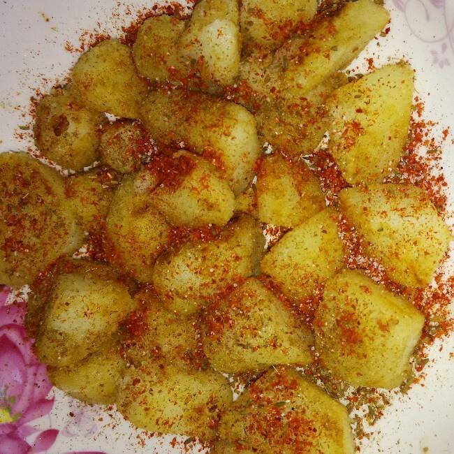 香辣土豆块的做法