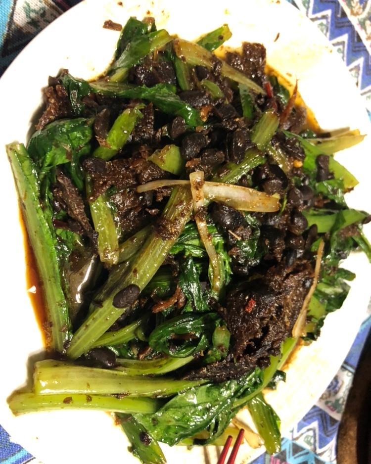 豆豉鲮鱼油麦菜