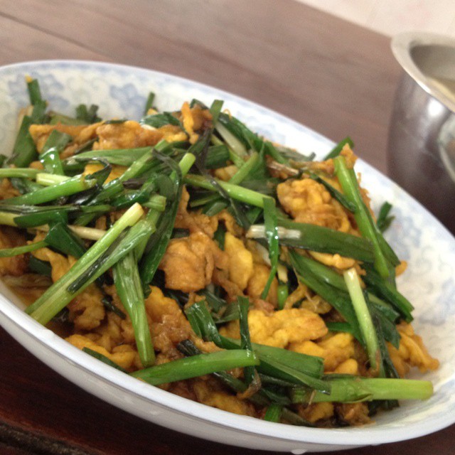 韭菜炒鸡蛋