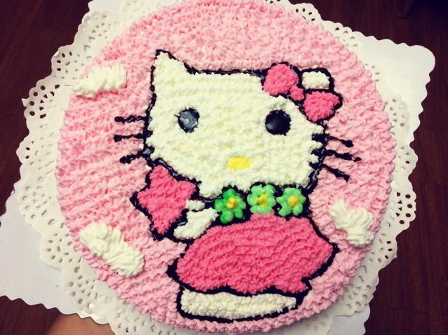 裱花蛋糕----超萌hello  kitty