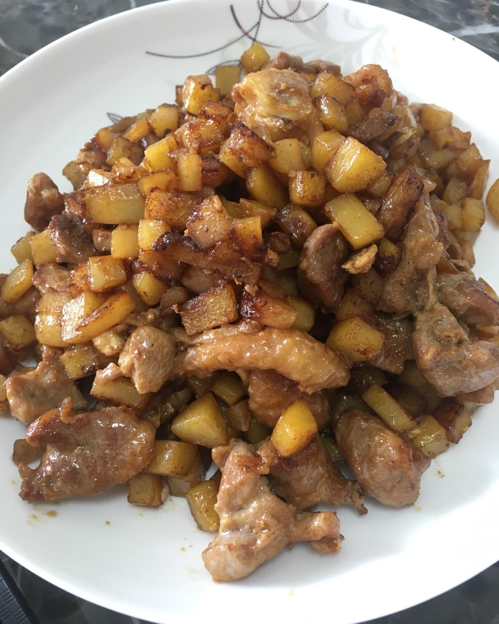 一道怎么做都好吃的干煎土豆鸡丁（红烧，咖喱，椒盐，孜然）