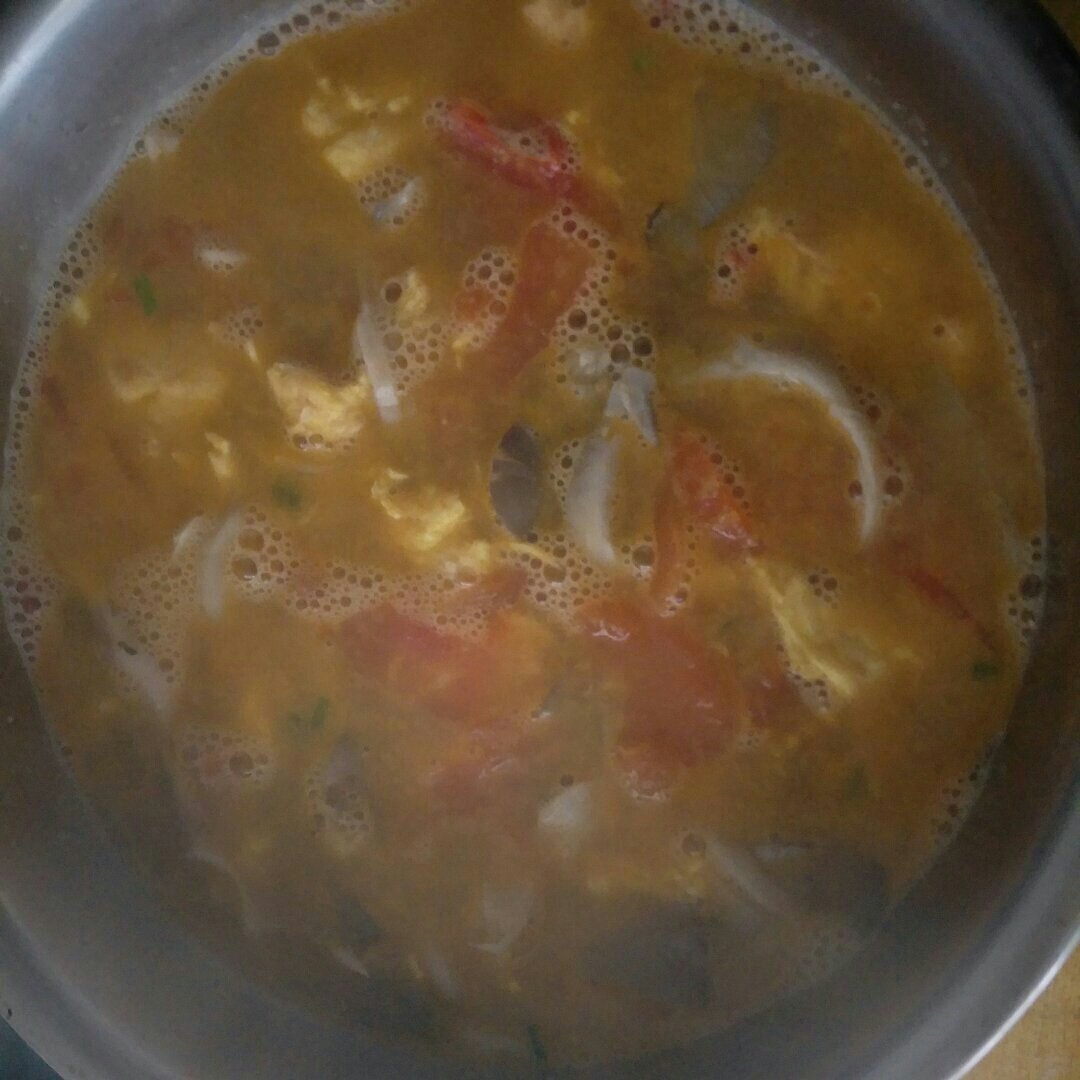 蕃茄平菇蛋汤