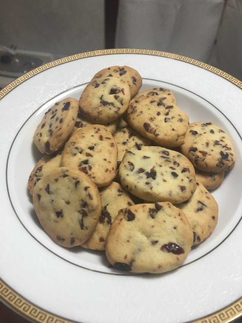 蔓越莓饼干的做法（烤箱做饼干）