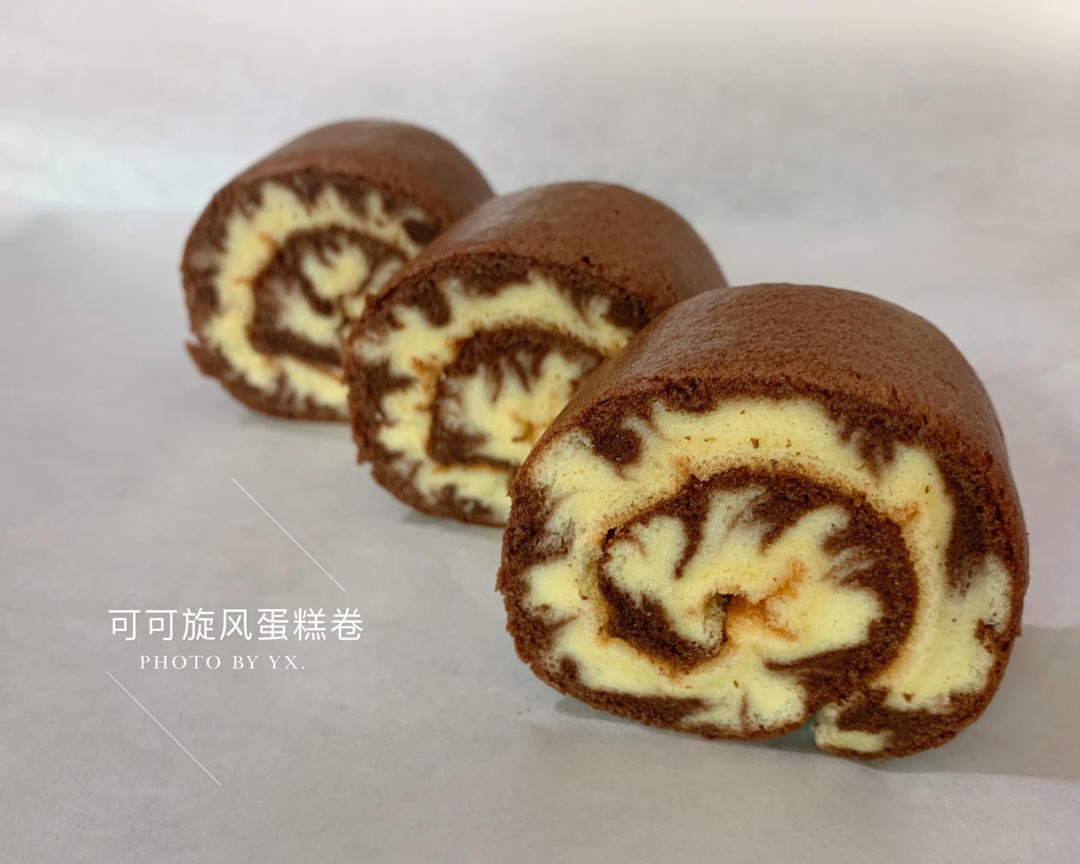 可可旋风蛋糕卷（视频）