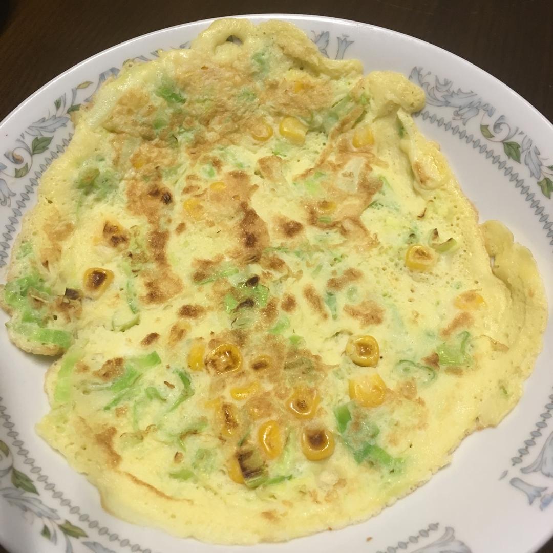 宝宝早餐蔬菜鸡蛋饼