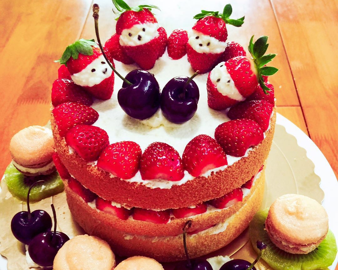 草莓裸蛋糕的做法 步骤10