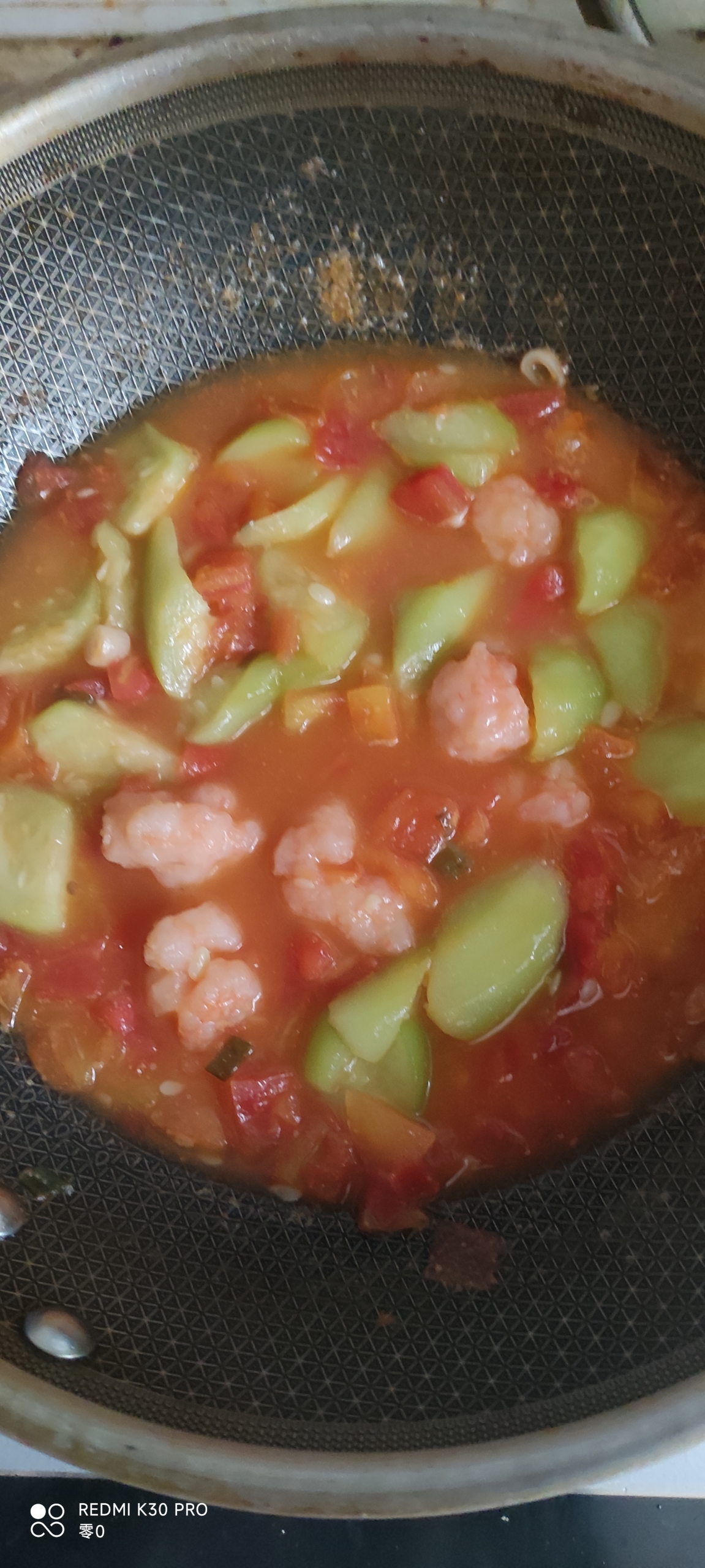 丝瓜番茄虾滑汤的做法